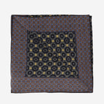 FOULARD IN SETA CON MOTIVO GEOMETRICO 011300 2210205 DRIES VAN NOTEN 