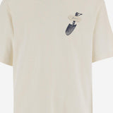 T-SHIRT IN COTONE CON LOGO TSM00623AJ00226 1NZ JACQUEMUS 