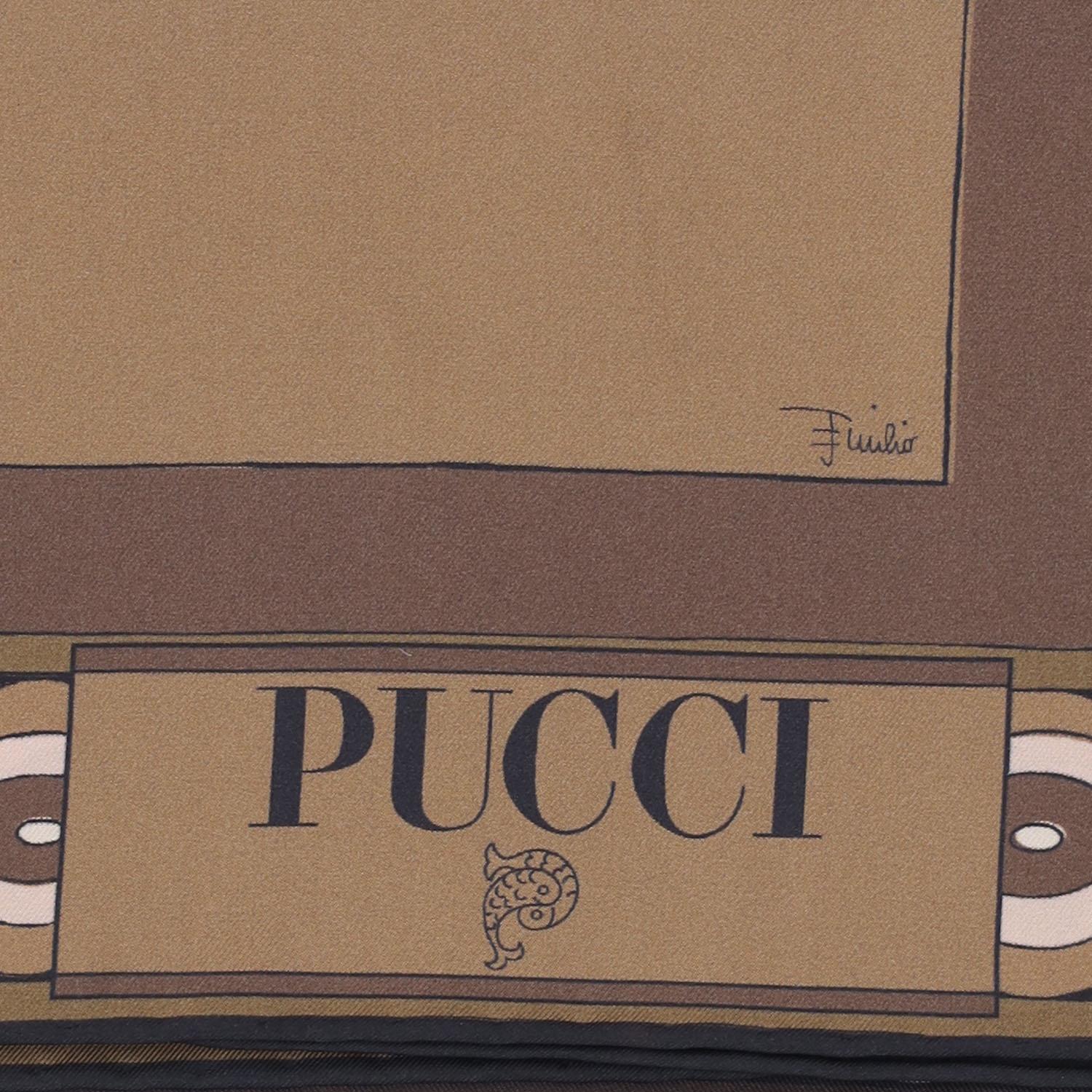 Foulard in seta con stampa 5UGB45 5UC321 EMILIO PUCCI 