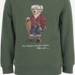 FELPA IN COTONE CON STAMPA POLO BEAR 322981261 001 POLO RALPH LAUREN KIDS 