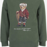 FELPA IN COTONE CON STAMPA POLO BEAR 322981261 001 POLO RALPH LAUREN KIDS 