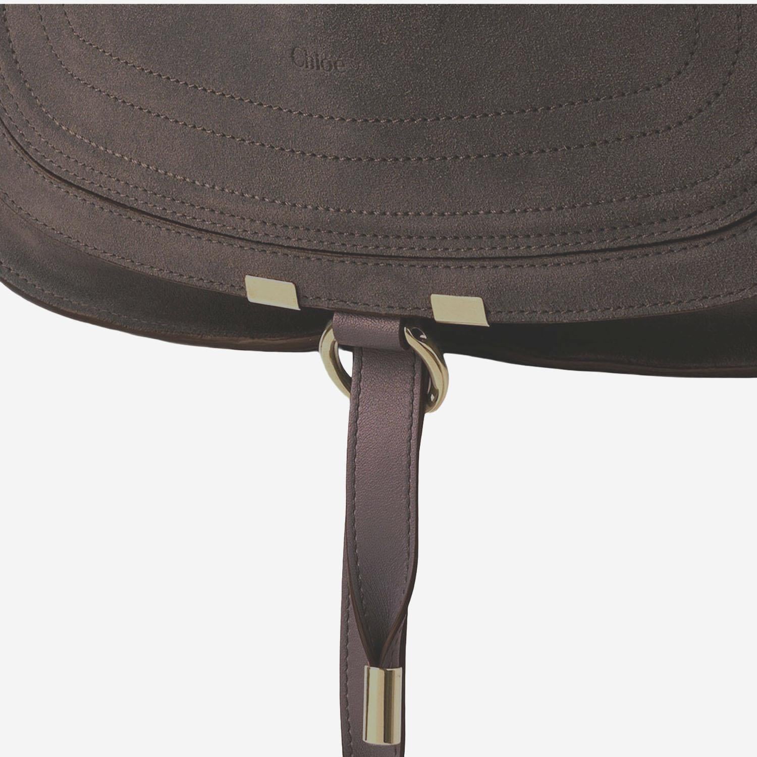 Borsa a spalla Marcie in pelle scamosciata CH26SS881P37 24X CHLOE 