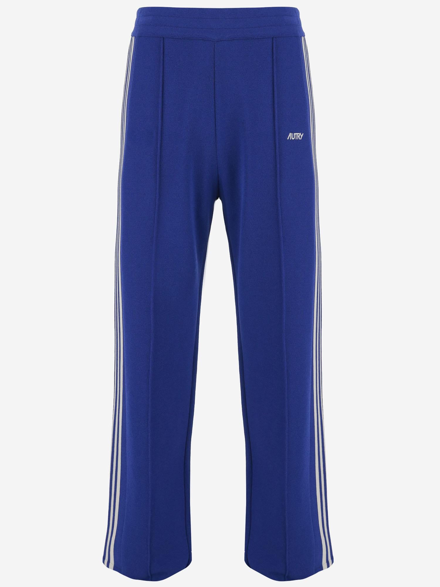 PANTALONI IN MISTO VISCOSA CON LOGO PAPMB6KI KNITSAPPHIRE AUTRY 