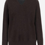 MAGLIONE IN CASHMERE 6252K21059 OAKMELANGE CARVEN 