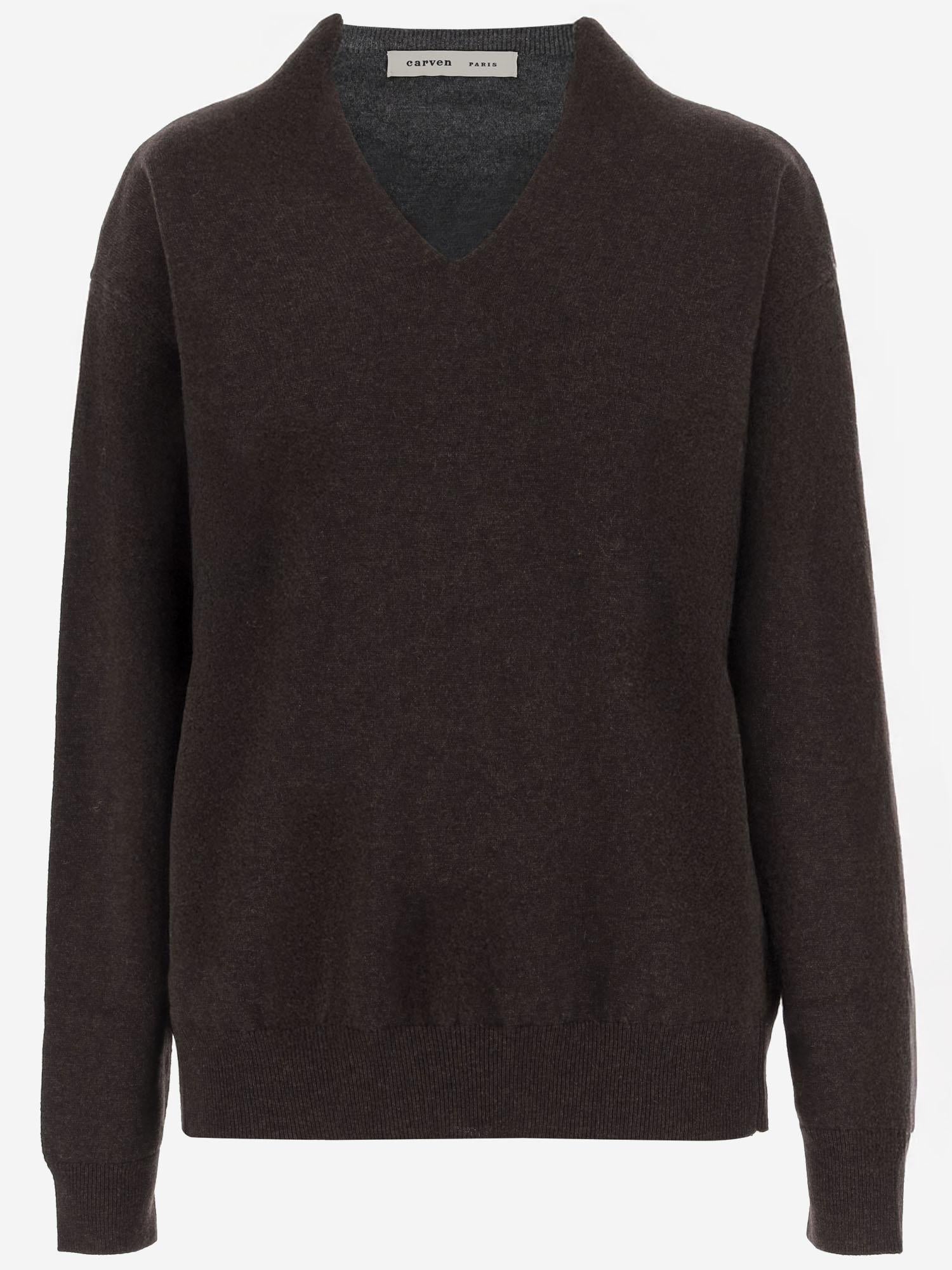 MAGLIONE IN CASHMERE 6252K21059 OAKMELANGE CARVEN 
