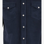 Camicia in velluto di cotone TEXANA6 75V1531 GHERARDI 