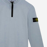 PULLOVER IN COTONE CON MEZZA ZIP 6100013 S0040V004A STONE ISLAND KIDS 