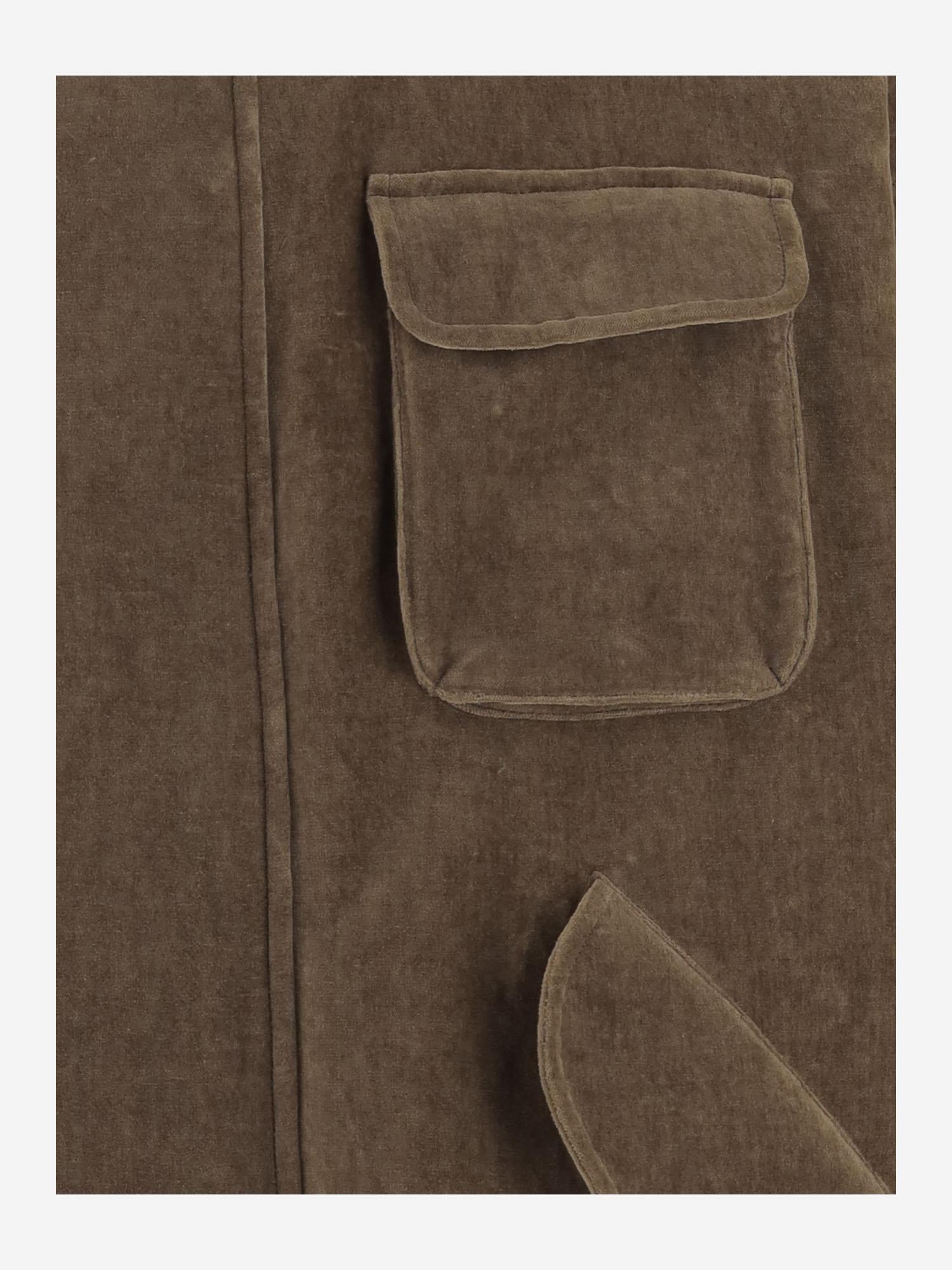 GIACCA IN COTONE E LINO GM002274 TE17668U6203 GIORGIO ARMANI 