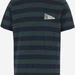 T-SHIRT IN COTONE A RIGHE EM004504 AF23154M7046 EMPORIO ARMANI 