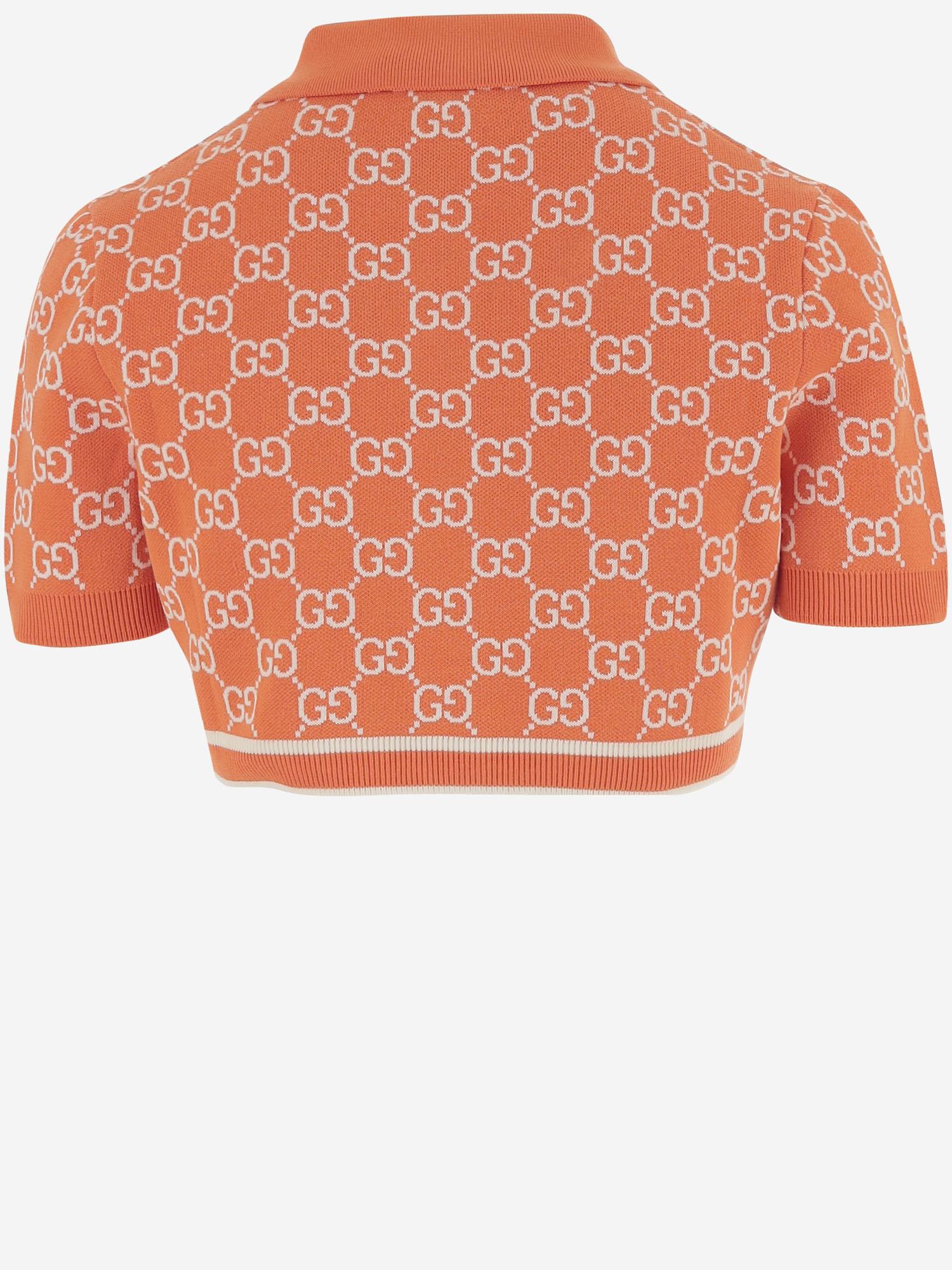 POLO IN COTONE CON MOTIVO GG 856263 XKE0M6027 GUCCI 