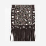 MINI BORSA A SPALLA VALENTINO GARAVANI NELLCÔTE RICAMATA CON FRANGE 7W2B0R34 TAARCB VALENTINO GARAVANI 