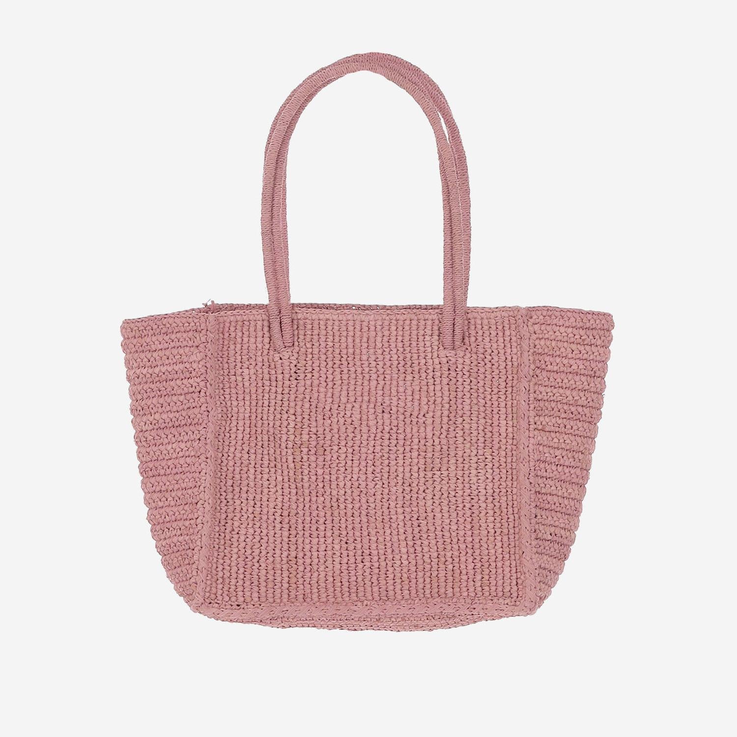 BORSA A MANO IN RAFIA CON LOGO HAND002 00223L MC2 SAINT BARTH 