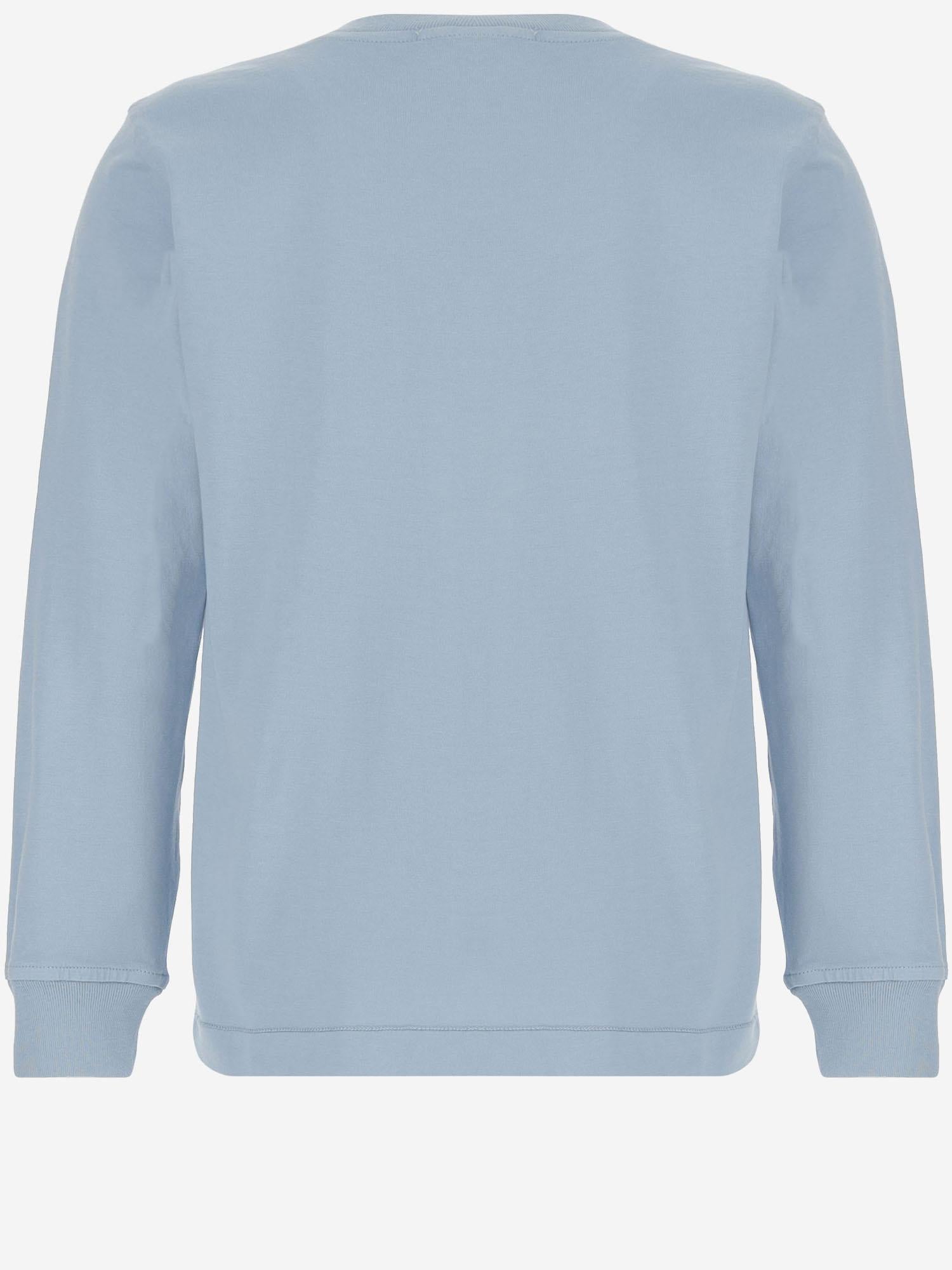 T-SHIRT MANICHE LUNGHE IN COTONE CON LOGO 2100003 S0047V004A STONE ISLAND KIDS 