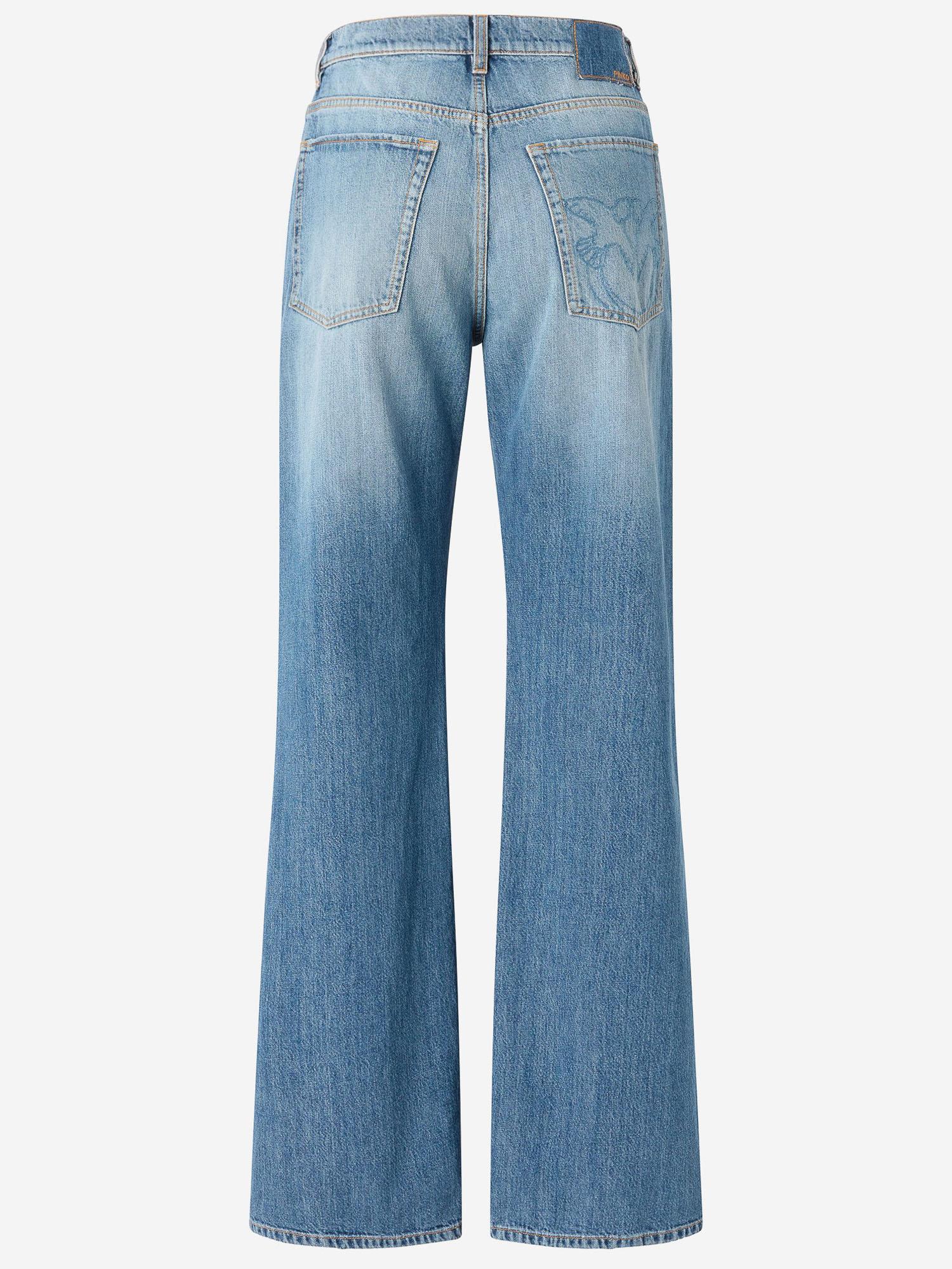 JEANS WANDA IN DENIM DI COTONE 101733 A323PJO PINKO 