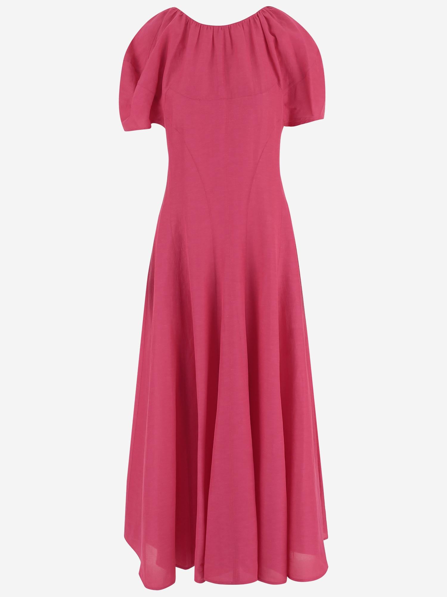 ABITO IN LINO E VISCOSA 170760 654* TORY BURCH 