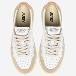SNEAKERS MEDALIST LOW AULWLS13 LEATSUEDEWHTPEACHP AUTRY 