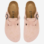 SABOT BOSTON IN PELLE SCAMOSCIATA 1031635 PINKCLAY BIRKENSTOCK 