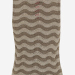 TOP IN MISTO VISCOSA CON MOTIVO ONDULATO 068 ORO COLOUR MARKET 