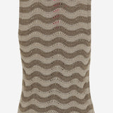 TOP IN MISTO VISCOSA CON MOTIVO ONDULATO 068 ORO COLOUR MARKET 