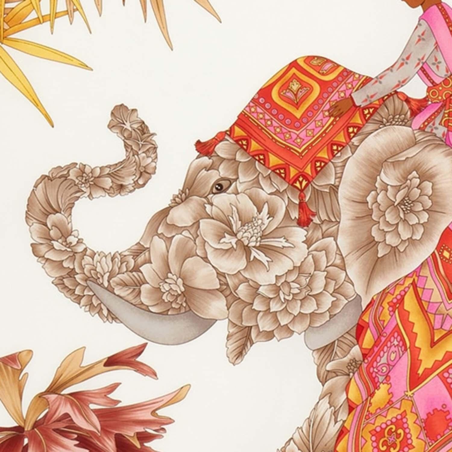 FOULARD IN SETA CON STAMPA INDIA 310233 002 SALVATORE FERRAGAMO 