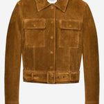 GIACCA CORTA IN SUEDE 860867 YC2AY2104 SAINT LAURENT 