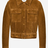 GIACCA CORTA IN SUEDE 860867 YC2AY2104 SAINT LAURENT 