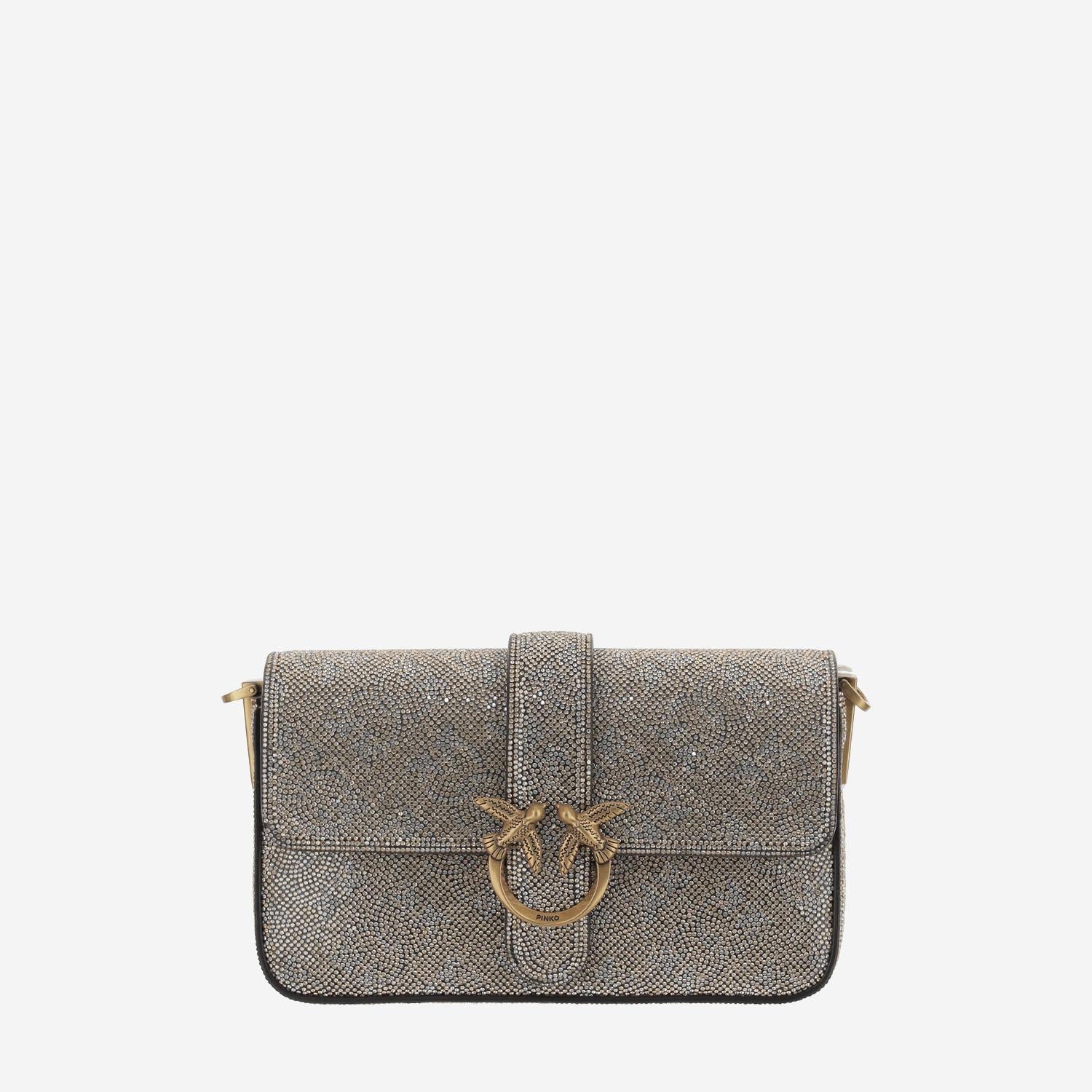 BORSA A TRACOLLA LOVE ONE SLOUCHY BABY 105353 A20DZZLQ PINKO 