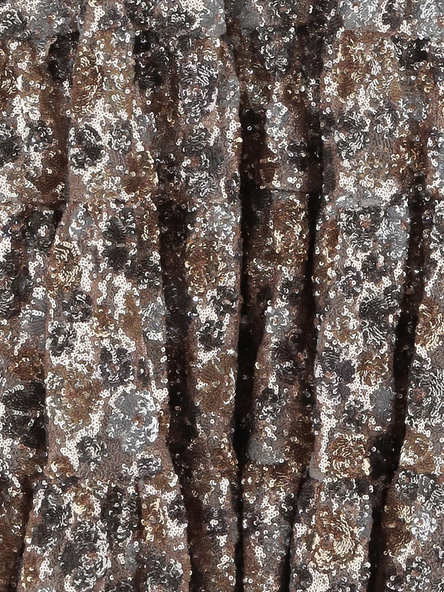 ABITO CON PATTERN FLOREALE DI PAILLETTES H103 5237M915 N 21 
