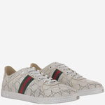 SNEAKERS IN PELLE CON  LOGO 865050 AAGGP9166 GUCCI 