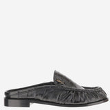 MULES LE LOAFER IN PELLE D'ANGUILLA 869742 0WXAF1000 SAINT LAURENT 