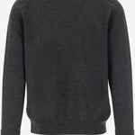 MAGLIONE IN CASHMERE U100WS CHARCOAL OLIVER LATTUGHI 