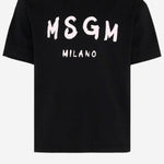 T-SHIRT IN COTONE CON LOGO S6MSJUTH069 110 MSGM KIDS 