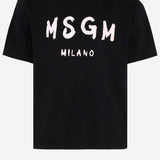 T-SHIRT IN COTONE CON LOGO S6MSJUTH069 110 MSGM KIDS 