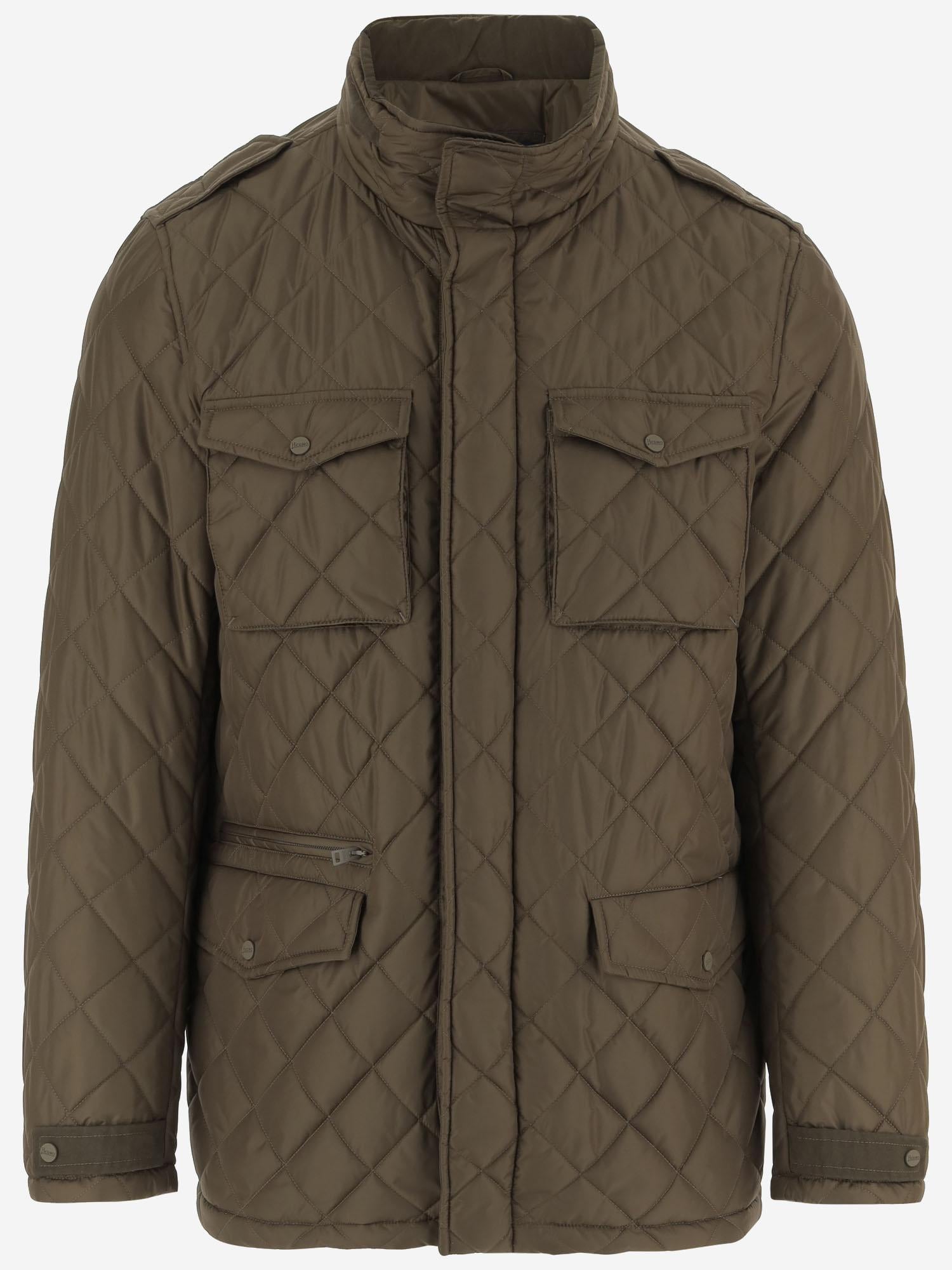 GIACCA TRAPUNTATA CON COLLO ALTO FI000125U 12004Z7740 HERNO 