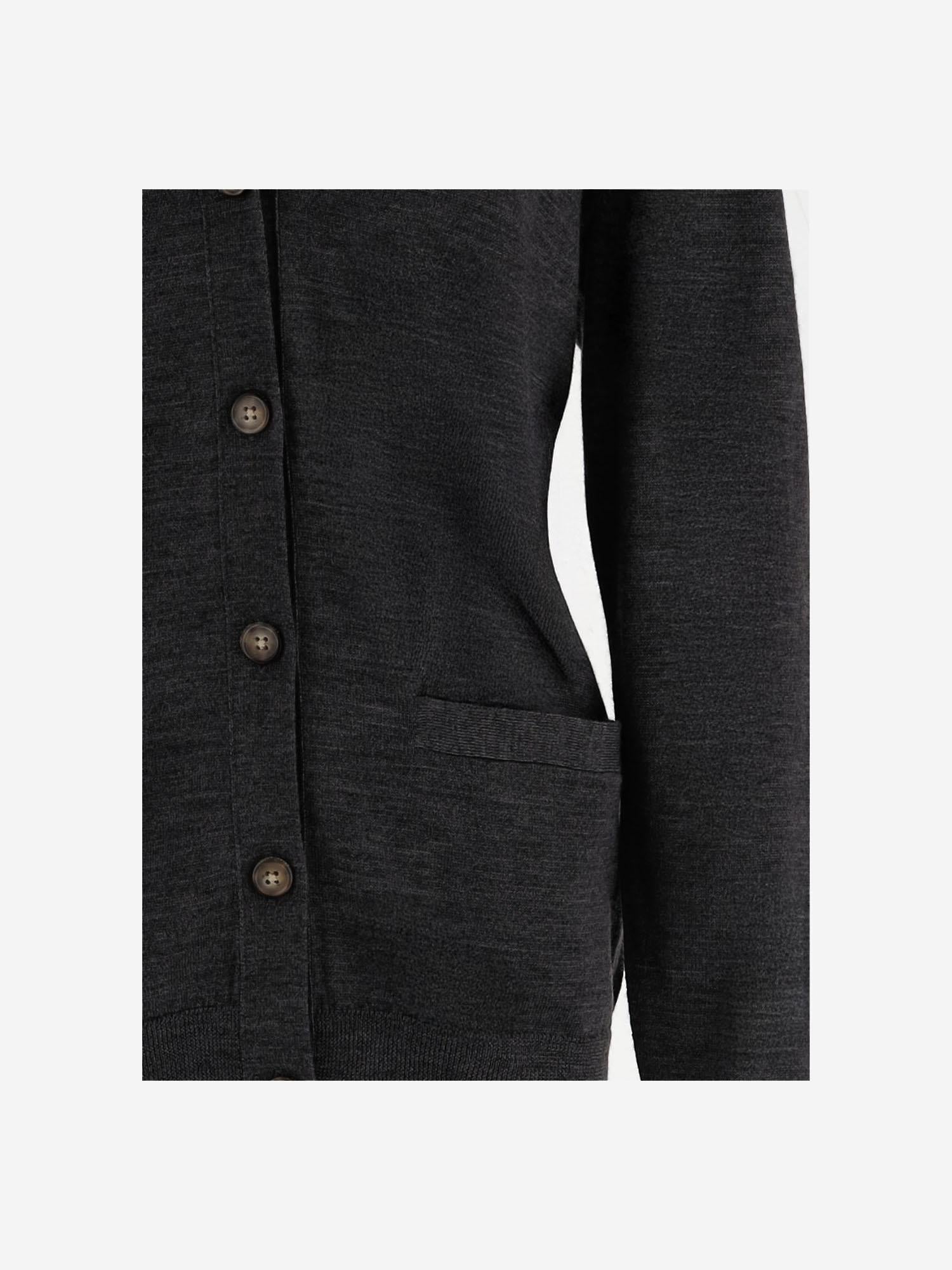 Cardigan in lana con tasche 211972138 003 POLO RALPH LAUREN 