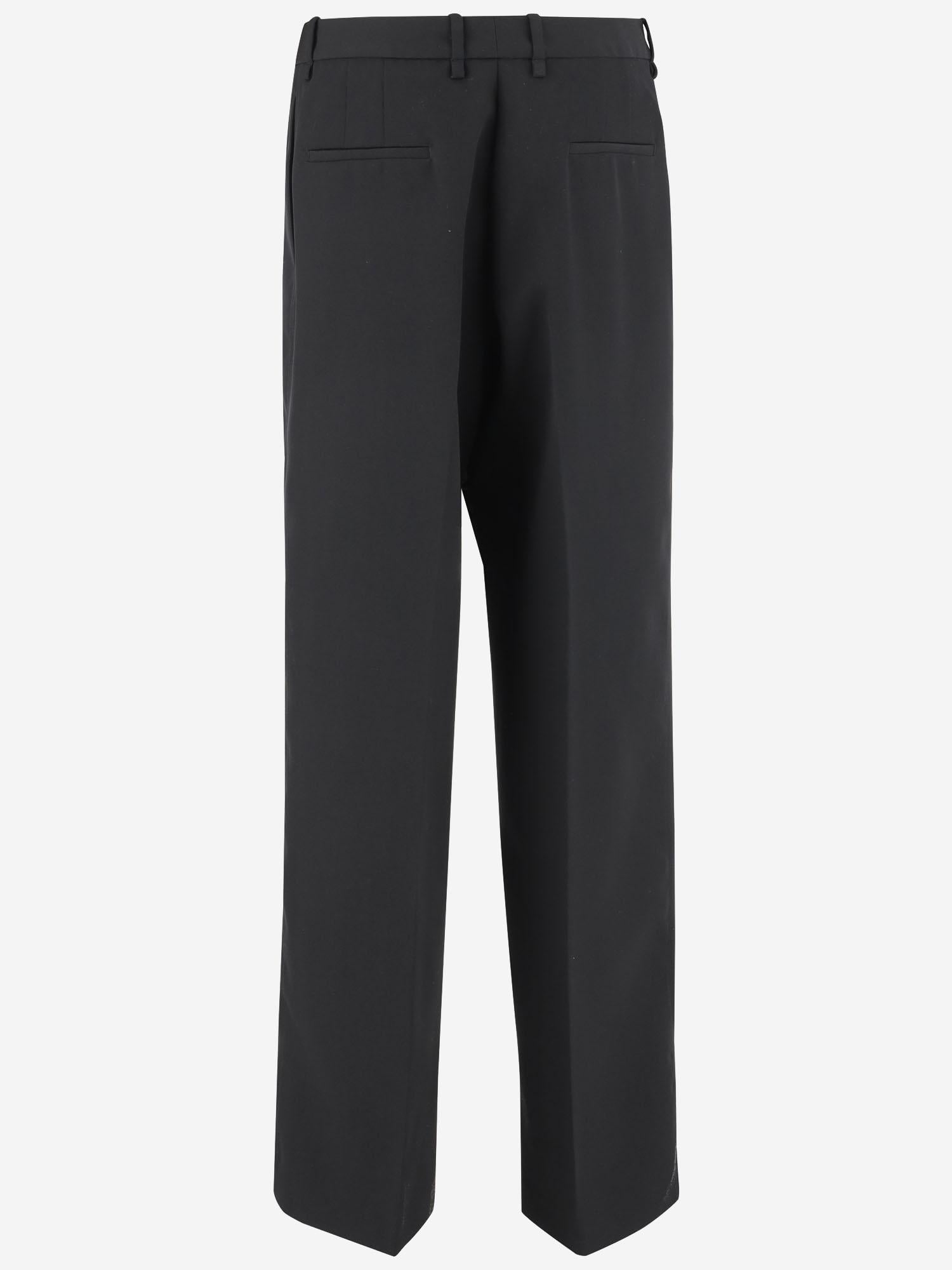 PANTALONI SARTORIALI IN GABARDINE DI LANA J02KA0347 J40002001 JIL SANDER 