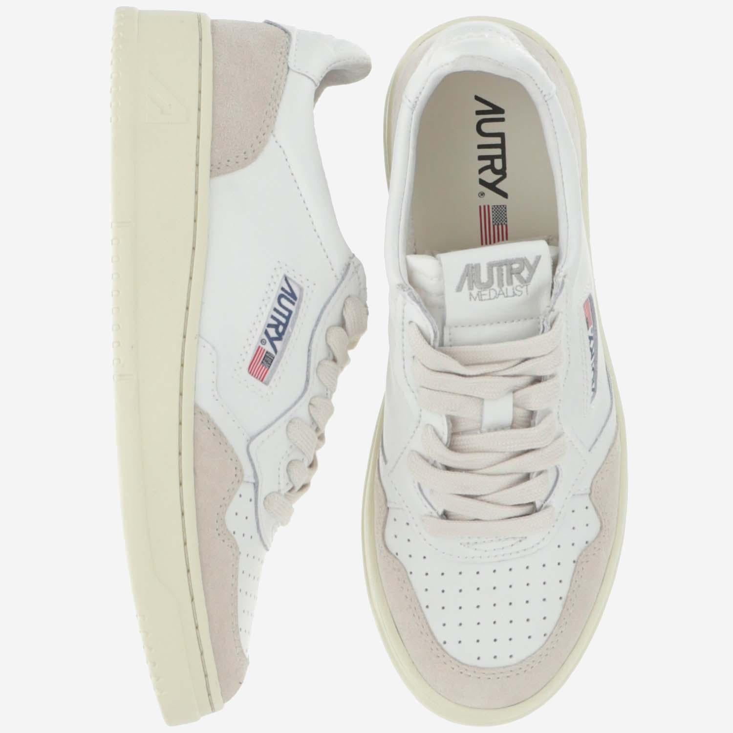 SNEAKERS LOW MEDALIST AULWLS33 WHITE AUTRY 