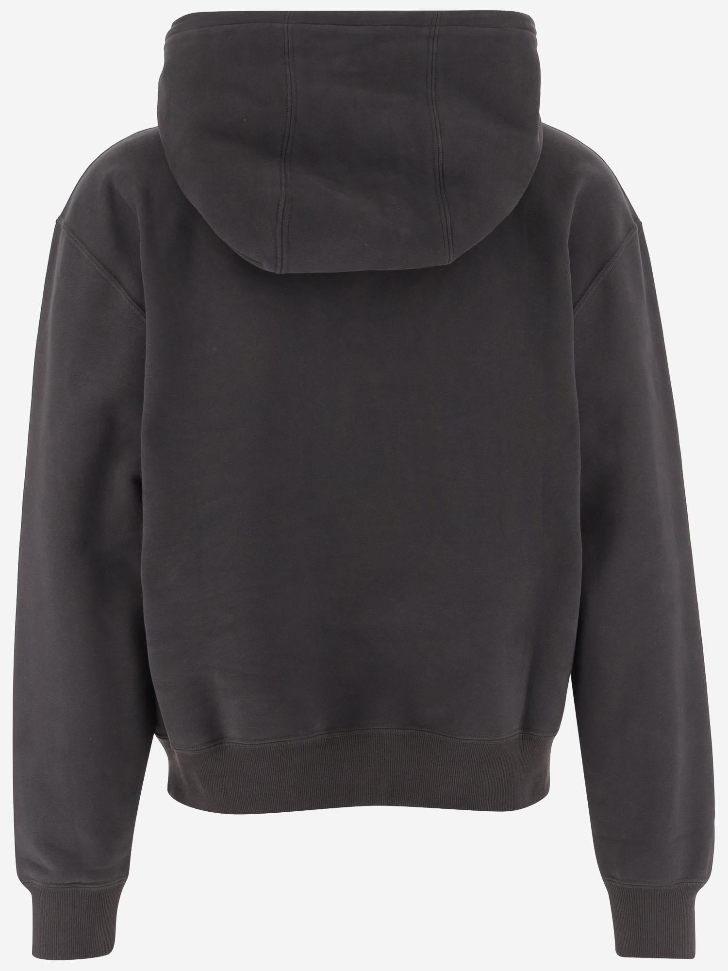 FELPA IN COTONE CON CAPPUCCIO 818538 Y36SW1467 SAINT LAURENT 