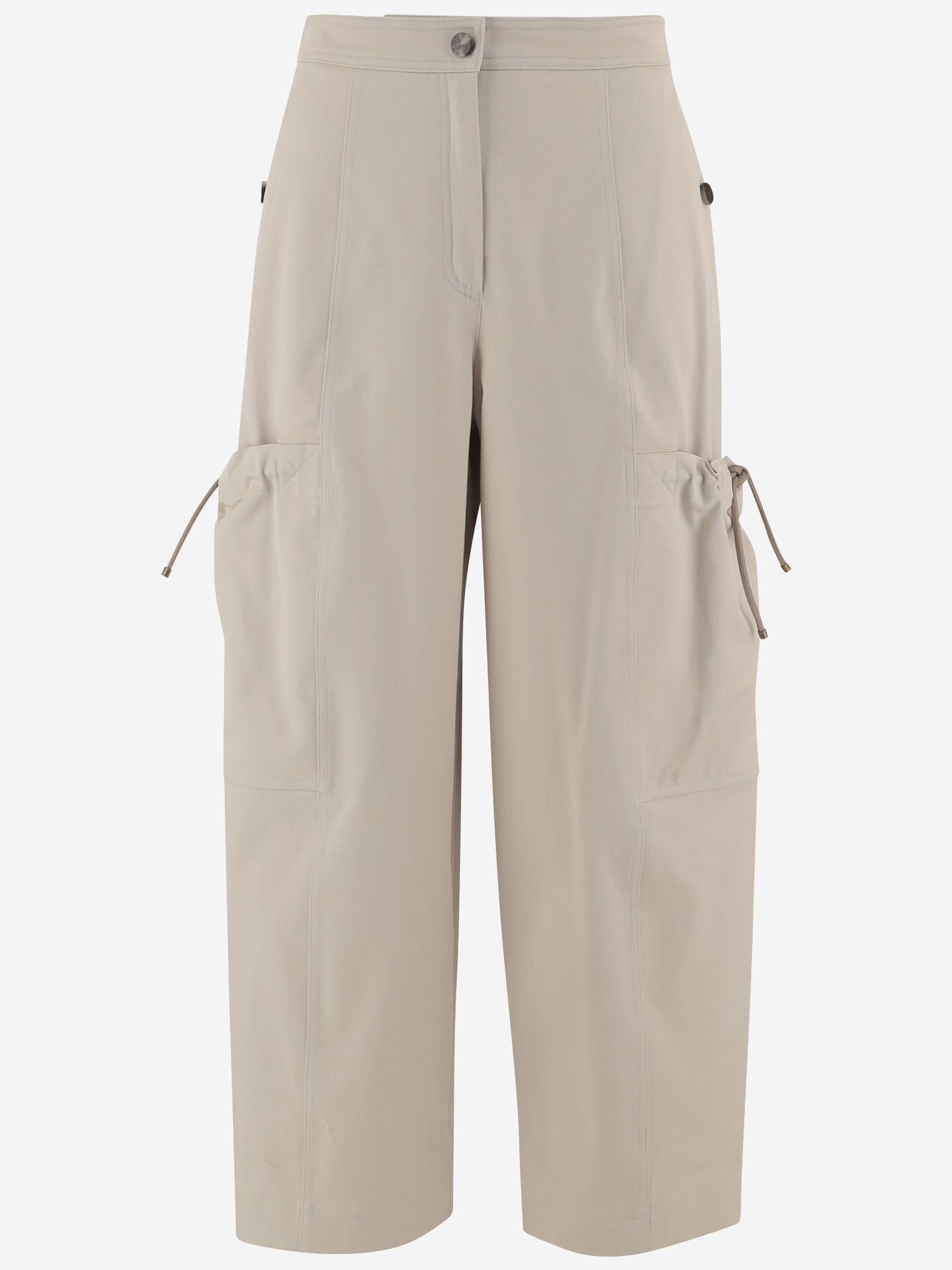 PANTALONI CARGO IN COTONE STRETCH MXMLEPRE 007 MAX MARA 