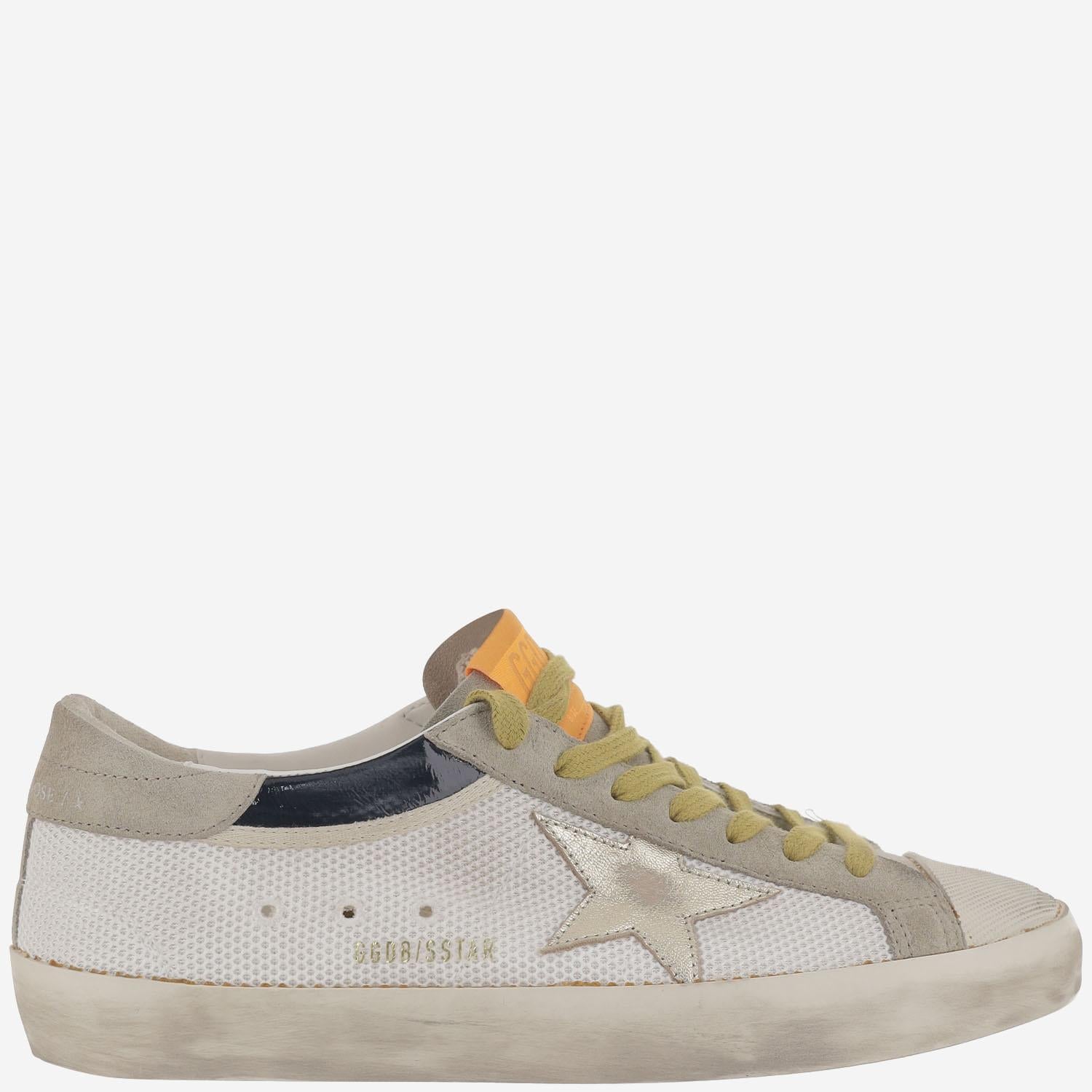 SUPERSTAR DOUBLE UPPER AND CAP GMF00841 F00749012275 GOLDEN GOOSE 