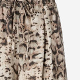 PANTALONI IN COTONE CON MOTIVO ANIMALIER 106963 A3B1CZ9 PINKO 