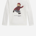 MAGLIA IN COTONE CON STAMPA POLO BEAR 313P00435 001 POLO RALPH LAUREN KIDS 