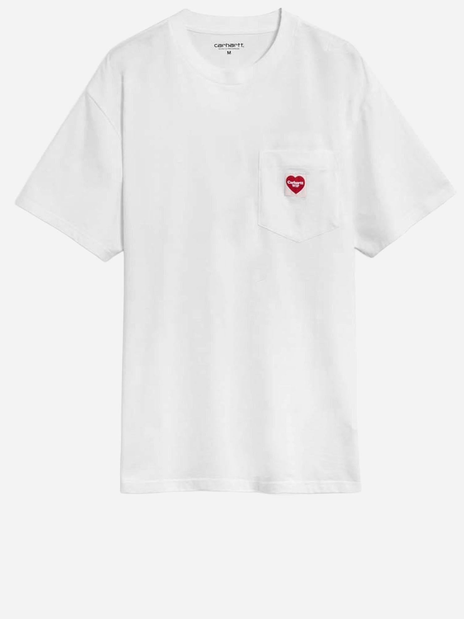 T-SHIRT IN COTONE CON LOGO I032128 1WZXX CARHARTT WIP 