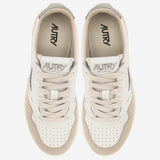 SNEAKERS MEDALIST LOW AULMLS14 LEATSUEDEWHTPELIC AUTRY 