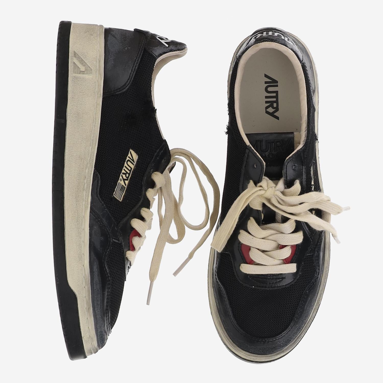 MEDALIST LOW SUPER VINTAGE AVLMKH01 MESHLEABLKBLK AUTRY 