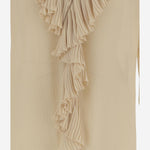 CAMICIA CON RUCHES IN seta 820973 Y3K459520 SAINT LAURENT 