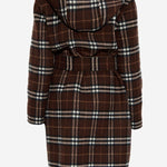 CAPPOTTO REVERSIBILE IN LANA 8115663 CAMEL/TREACLE BN CHK BURBERRY 