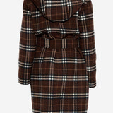 CAPPOTTO REVERSIBILE IN LANA 8115663 CAMEL/TREACLE BN CHK BURBERRY 