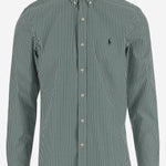 CAMICIA IN COTONE STRETCH CON LOGO 710929344 024 POLO RALPH LAUREN 