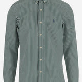 CAMICIA IN COTONE STRETCH CON LOGO 710929344 024 POLO RALPH LAUREN 